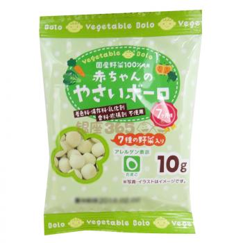 前田制果饼干 7种蔬菜小奶豆5连包 7个月+
