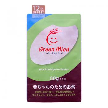 Green Mind 婴儿营养即食米粥 无添加优质日本米 12个月+ 6袋