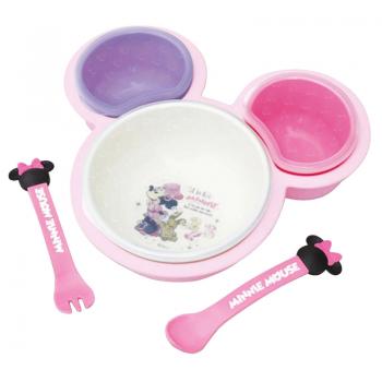 锦华成迪士尼餐具 宝宝餐盘组合 粉色款