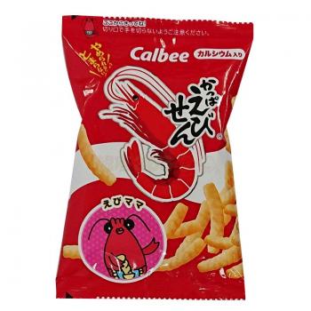 Calbee/卡乐比饼干 河童虾条味薯条4连包 12个月+