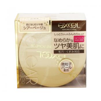 EXCEL保湿美容液定妆粉12g白皙肤色CP3