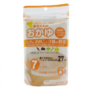 松屋米粉 鳕鱼蘑菇3种蔬菜高钙米粉 7个月+