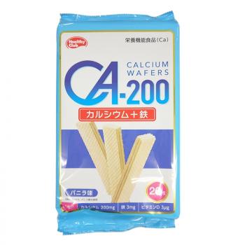 Healthy Club滨田营养零食补铁钙香草味威化饼干20枚