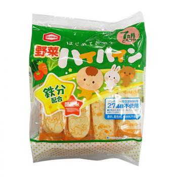 龟田制果饼干 果蔬味雪米饼 7个月+