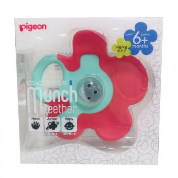Pigeon/贝亲玩具 婴幼儿牙胶玩具花朵款 6个月+