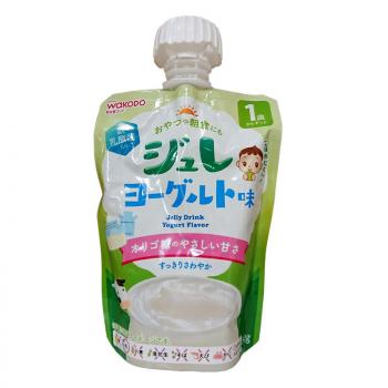 wakodo/和光堂果冻 宝宝零食补铁含酸奶味果冻80g 12个月+