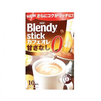 AGF Blendy无糖欧蕾咖啡 无糖牛奶咖啡 10条（新包装8条）随机发