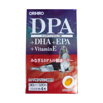 ORIHIRO DPA＋DHA＋EPA+维生素E胶囊海豹油 120粒